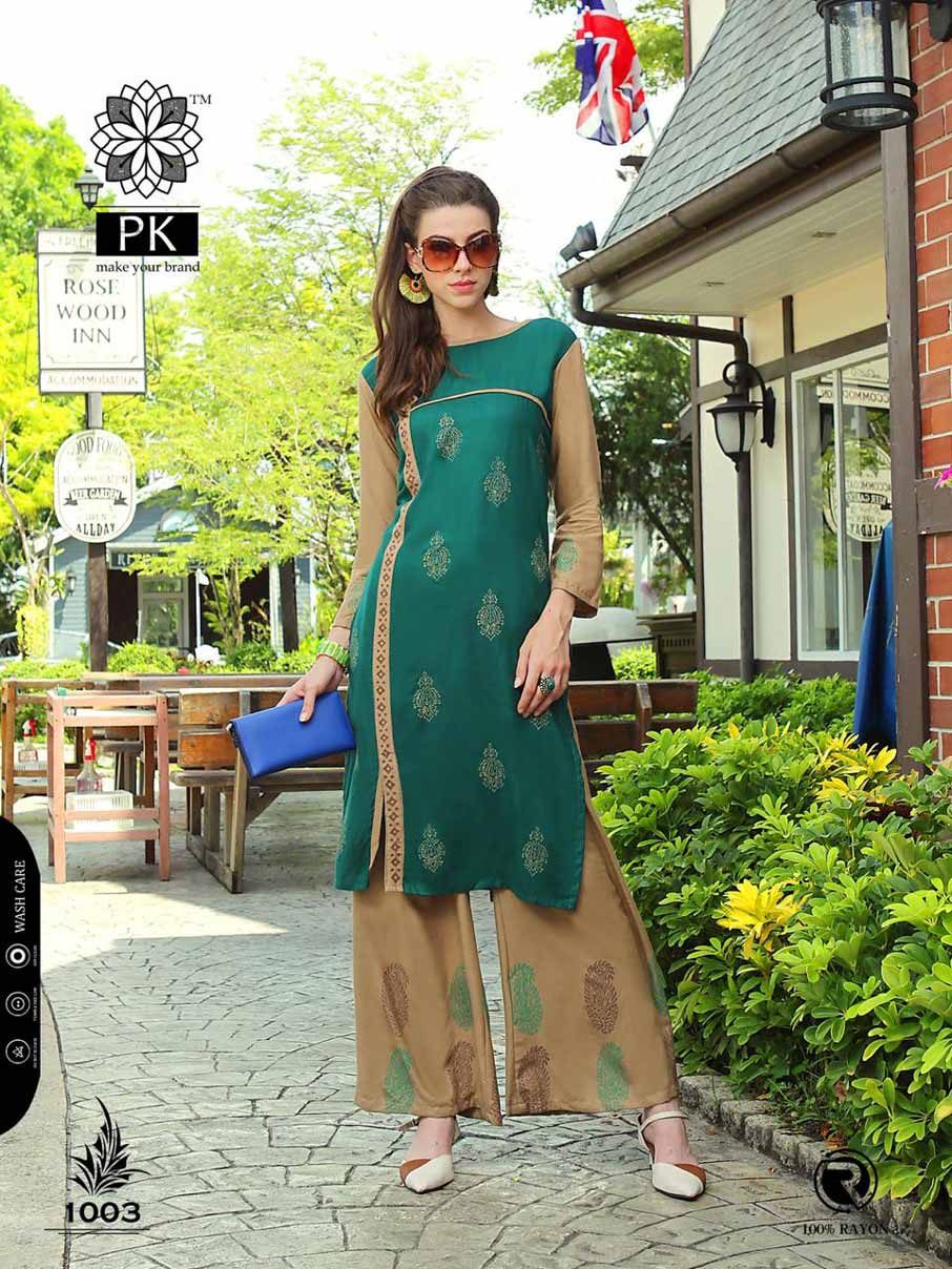 Plazo City Vol-1 PK Rayon Palazzo Kurti Manufacturer Plazo City Vol-1 PK Rayon Palazzo Kurti Manufacturer